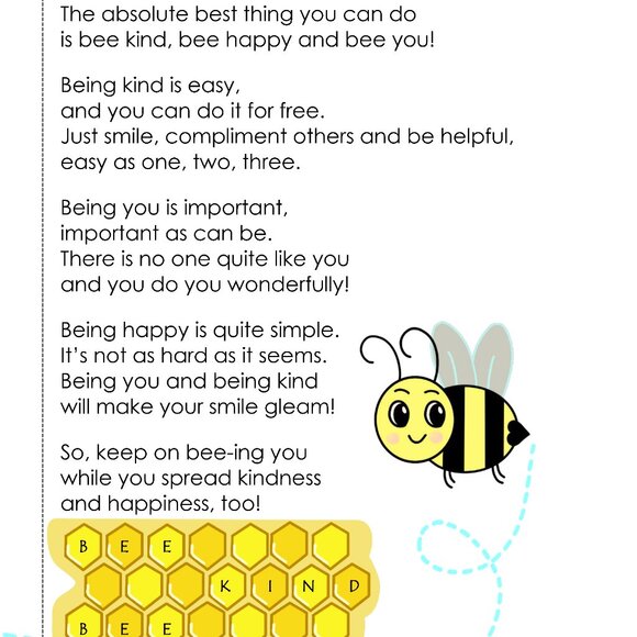 Bee Kind Plush Gift - Picture 4 of 6
